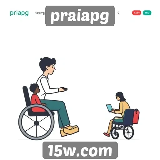 Acessibilidade e inclusão no site praiapg